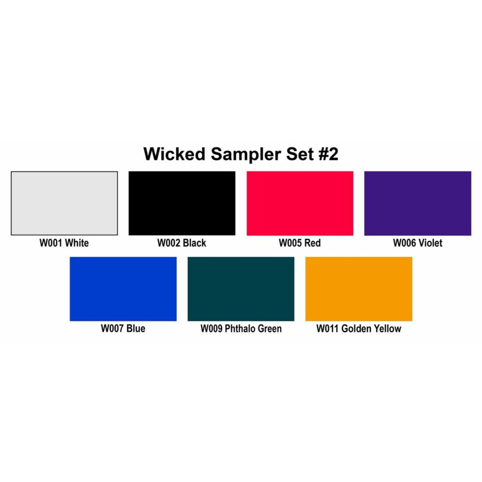 CREATEX WICKED COLOR SAMPLER SET 2 SET/8