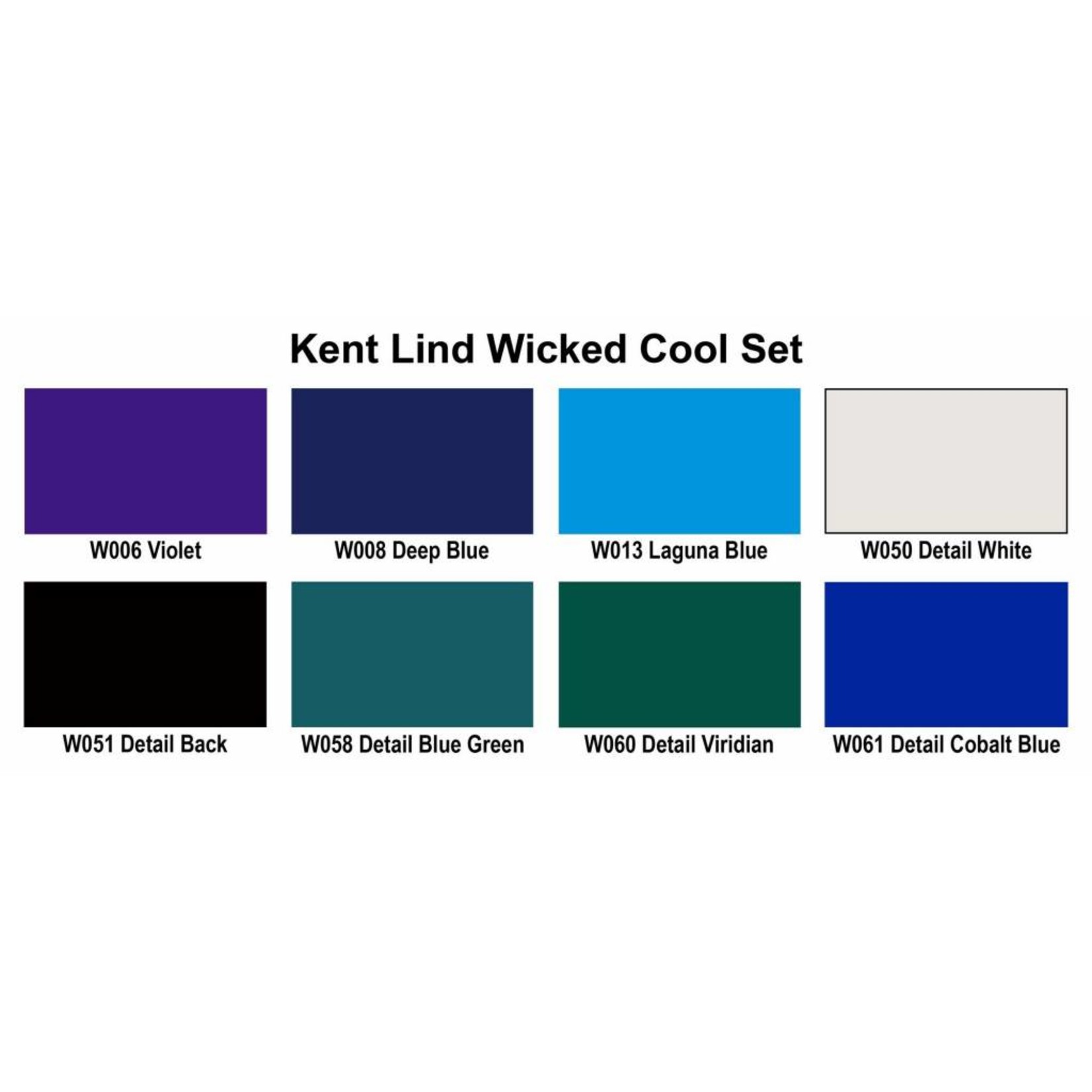 CREATEX WICKED COLOR KENT LIND WICKED COOL SET/8
