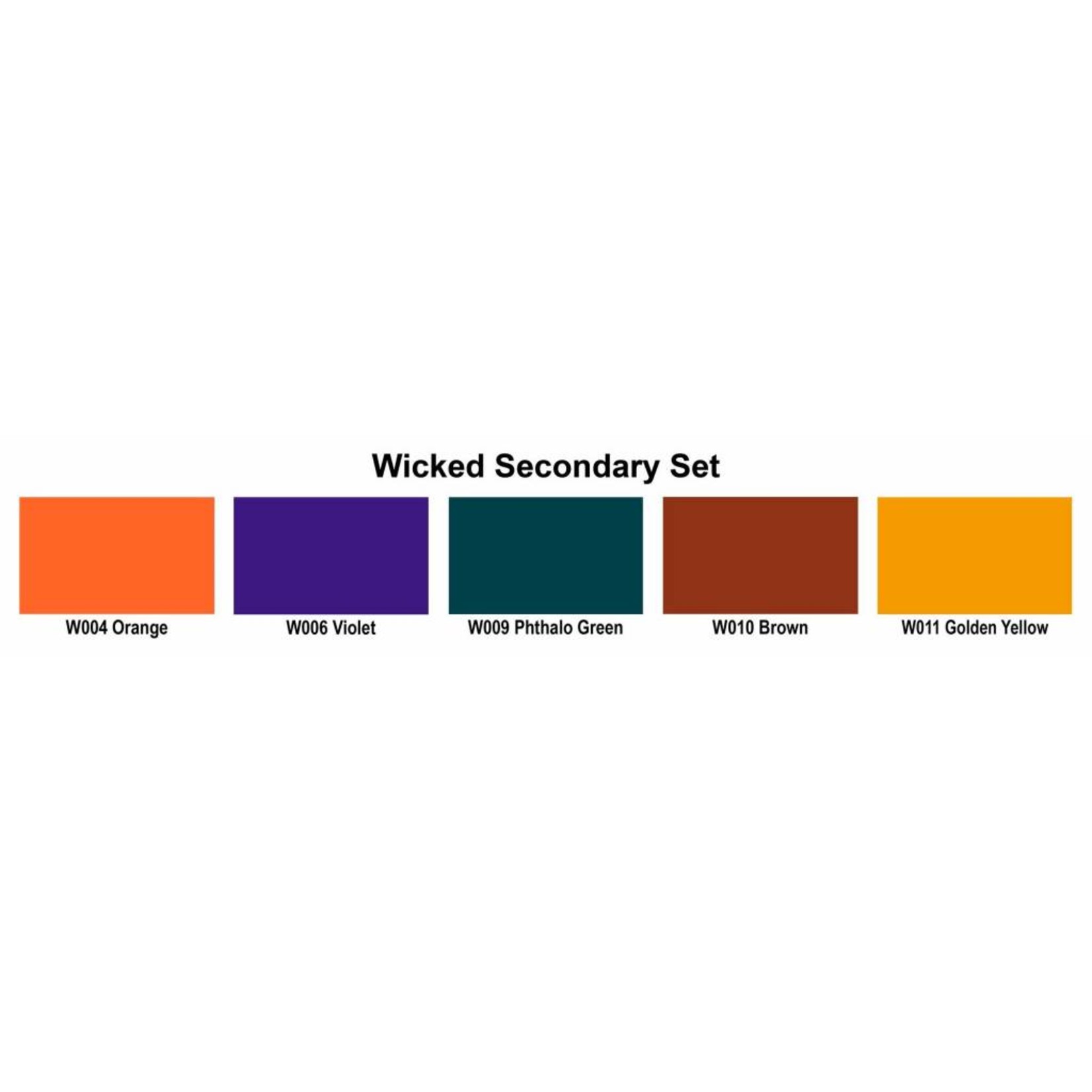 CREATEX WICKED COLOR SECONDARY SET/6