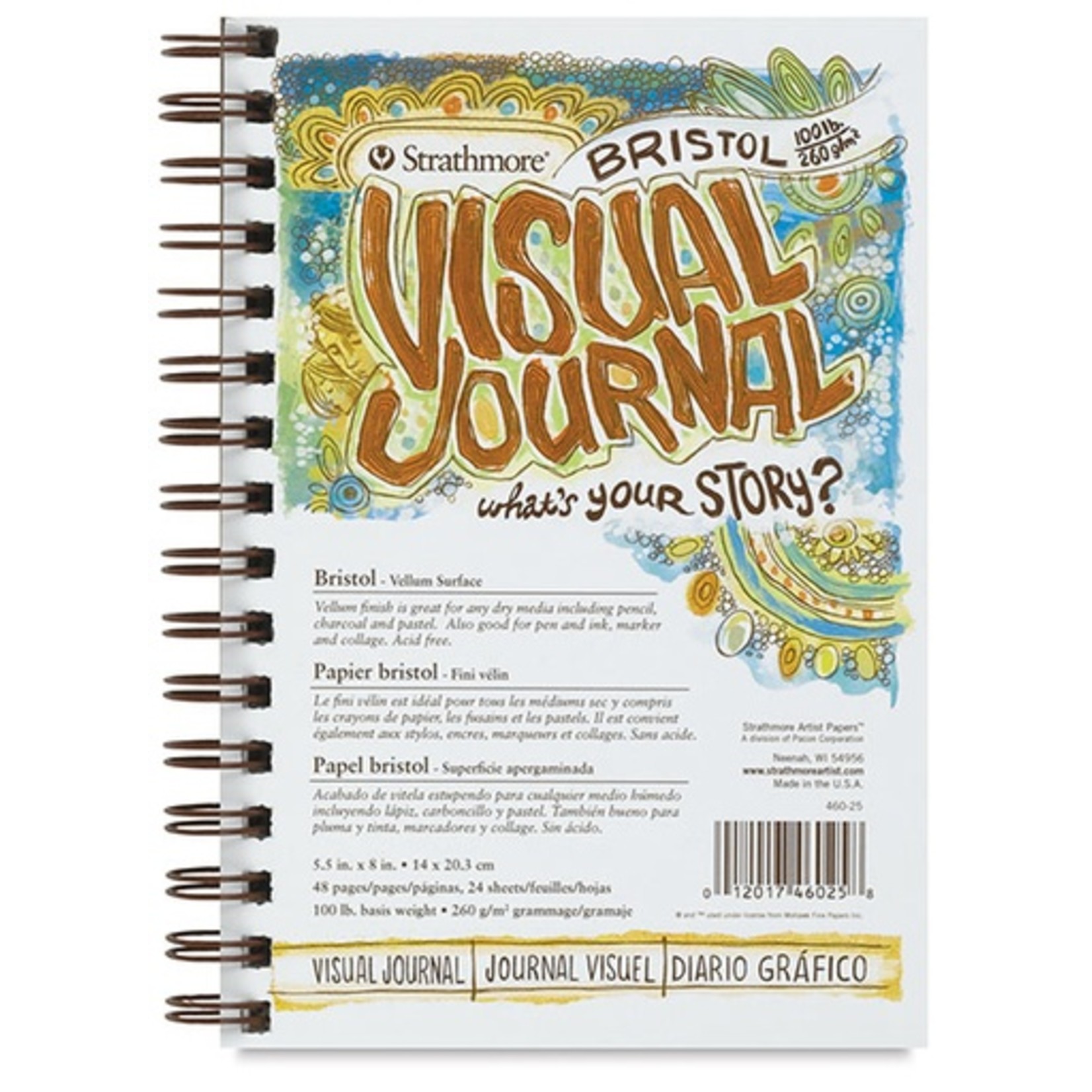 STRATHMORE STRATHMORE VISUAL JOURNAL BRISTOL VELLUM 5.5X8