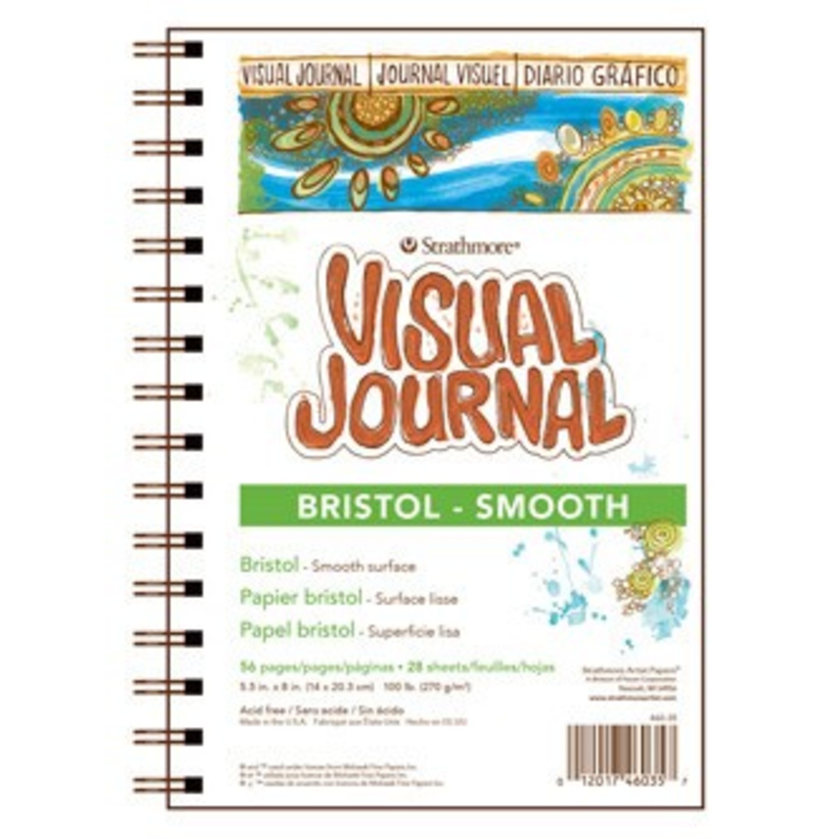 STRATHMORE STRATHMORE VISUAL JOURNAL BRISTOL SMOOTH 9X12