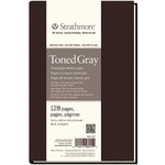 STRATHMORE STRATHMORE ART JOURNAL TONED GRAY HARDBOUND 5.5X8.5  80LB    STR-469-105