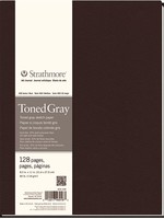 STRATHMORE STRATHMORE ART JOURNAL TONED GRAY HARDBOUND 8.5X11  80LB    STR-469-108