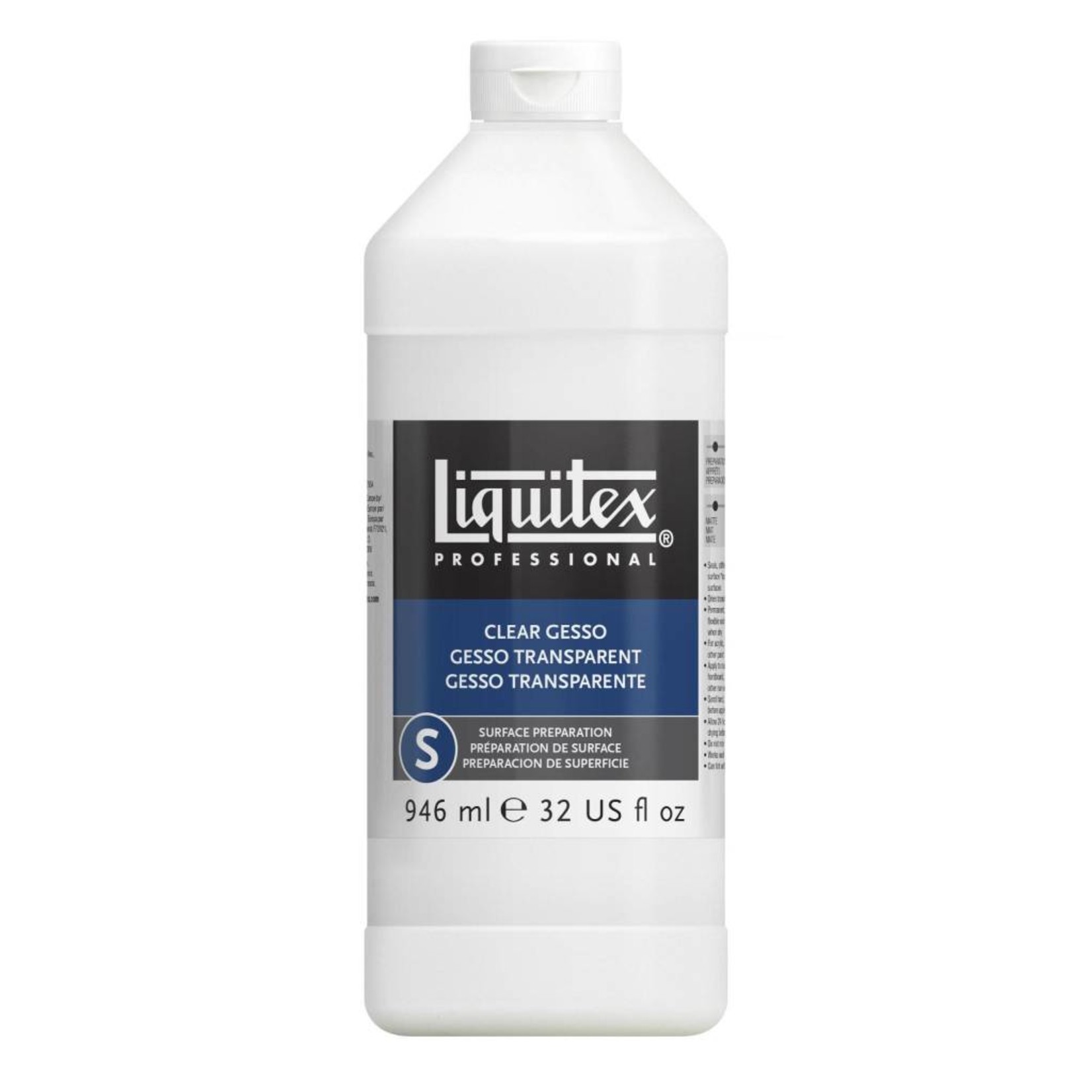 LIQUITEX LIQUITEX GESSO CLEAR 32OZ