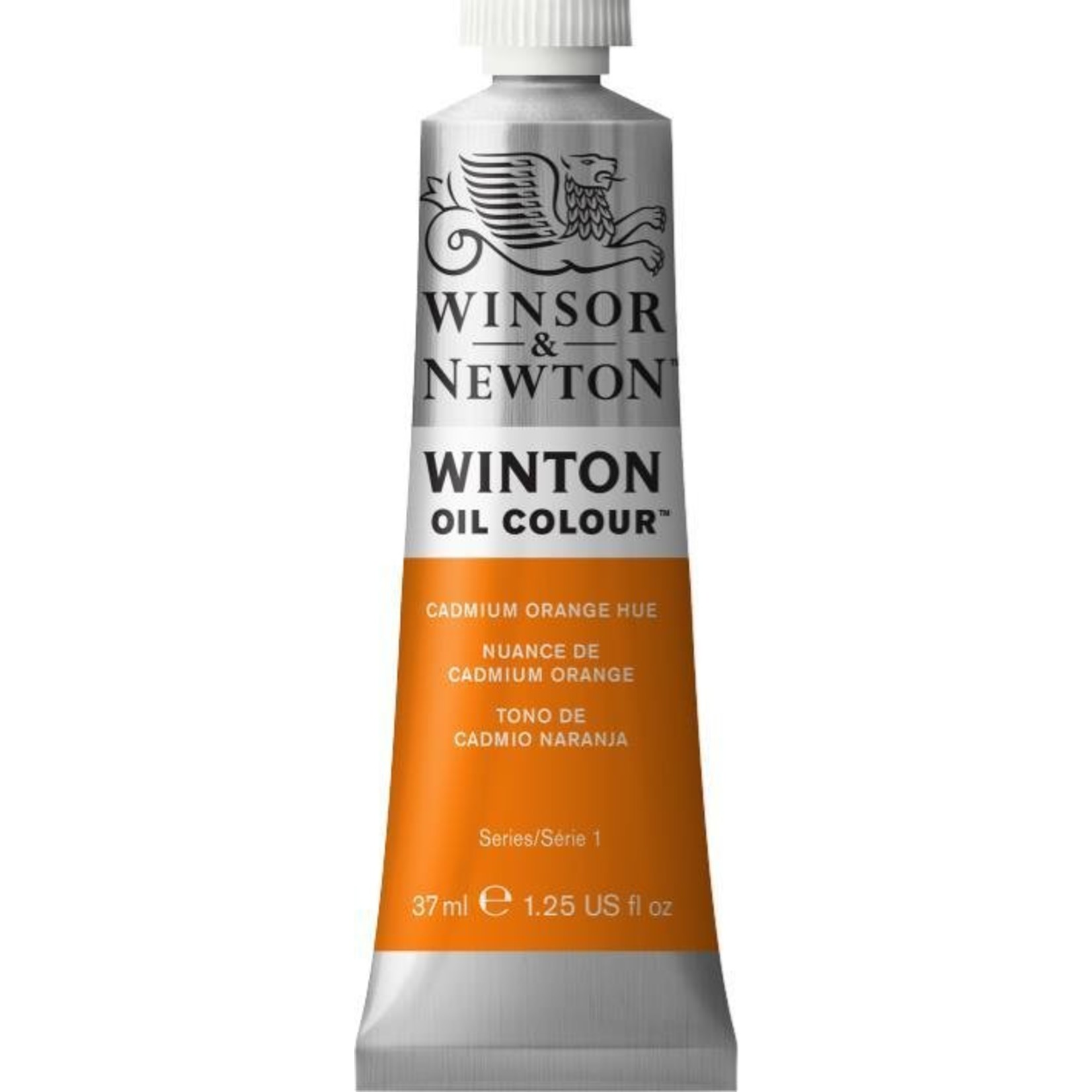 WINSOR NEWTON WINTON OIL COLOUR CADMIUM ORANGE HUE 37ML