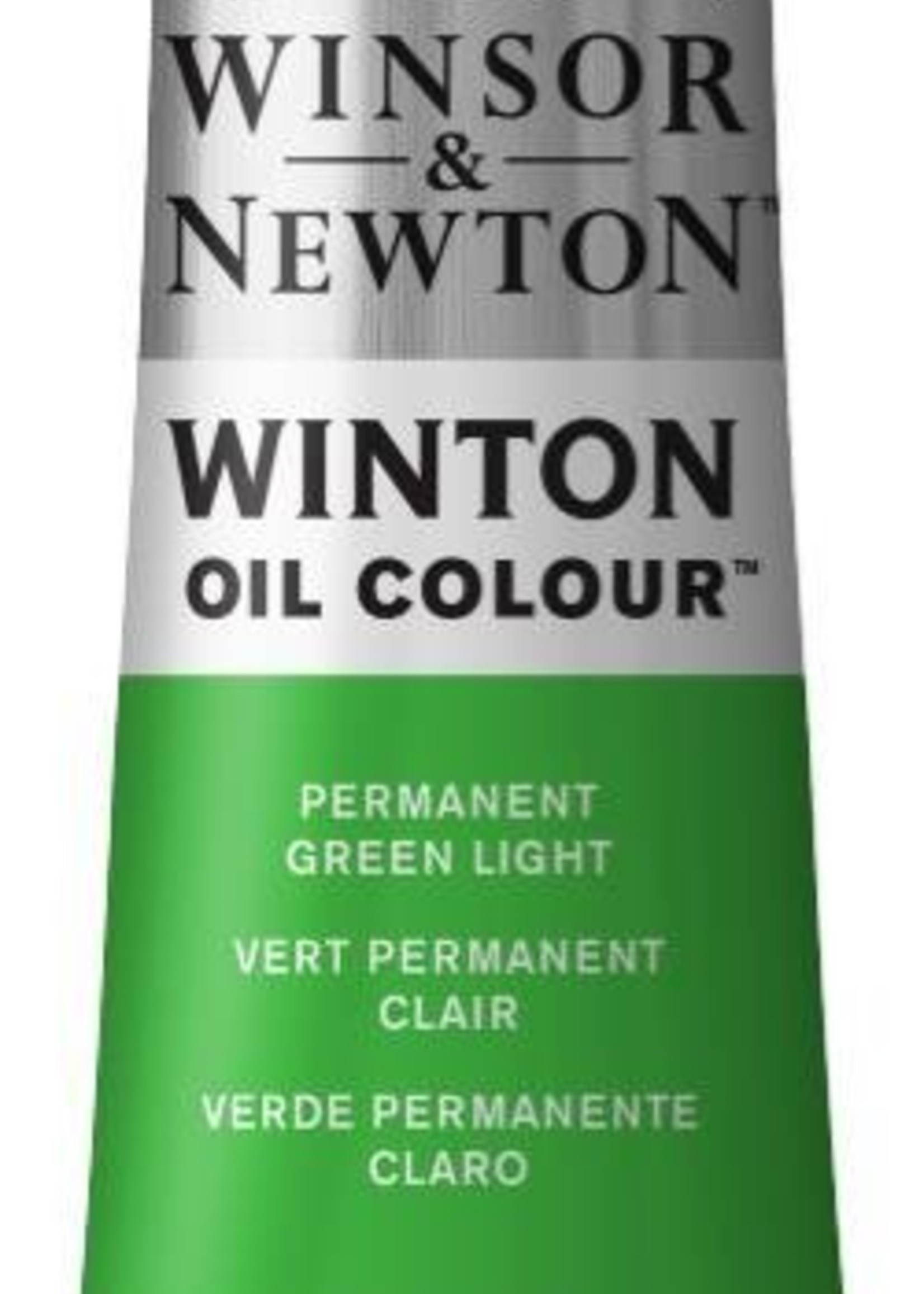 WINSOR NEWTON WINTON OIL COLOUR PERMANENT GREEN LIGHT 37ml