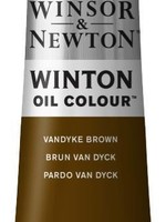WINSOR NEWTON WINTON OIL COLOUR VANDYKE BROWN 37ML