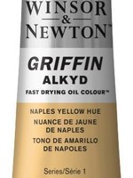 WINSOR NEWTON GRIFFIN ALKYD OIL COLOUR NAPLES YELLOW HUE 37ML