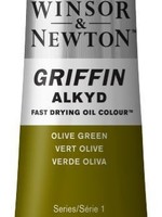 WINSOR NEWTON GRIFFIN ALKYD OIL COLOUR OLIVE GREEN 37ML