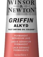 WINSOR NEWTON GRIFFIN ALKYD OIL COLOUR PERMANENT GERANIUM LAKE 37ML
