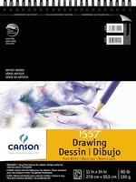 CANSON CANSON ARTIST SERIES PURE WHITE DRAWING PAD 11X14  24/SHT    100510891