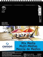 CANSON CANSON ARTIST SERIES MIX MEDIA PAD 11X14 138LB TOP COIL  20/SHT    CAN-200006187