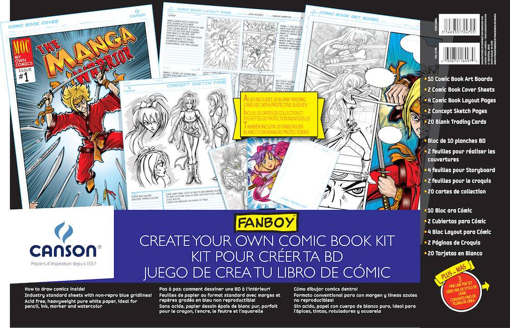 CANSON CANSON CREATE YOUR OWN COMIC BOOK KIT 11X17    CAN-100510884