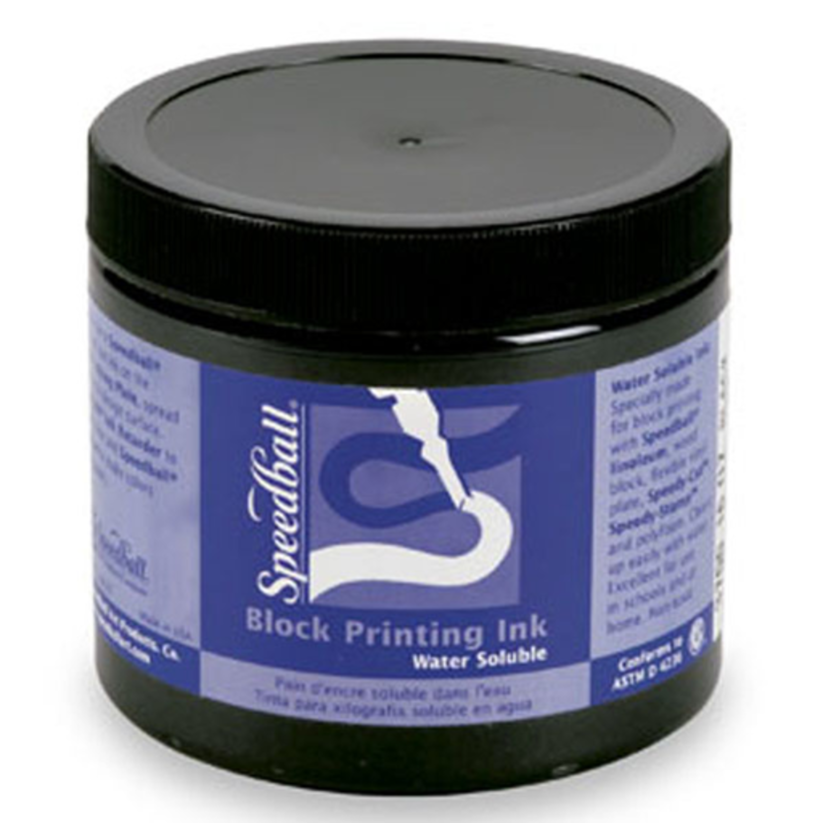 SPEEDBALL INC SPEEDBALL BLOCK PRINTING INK WATER SOLUBLE BLACK 16OZ