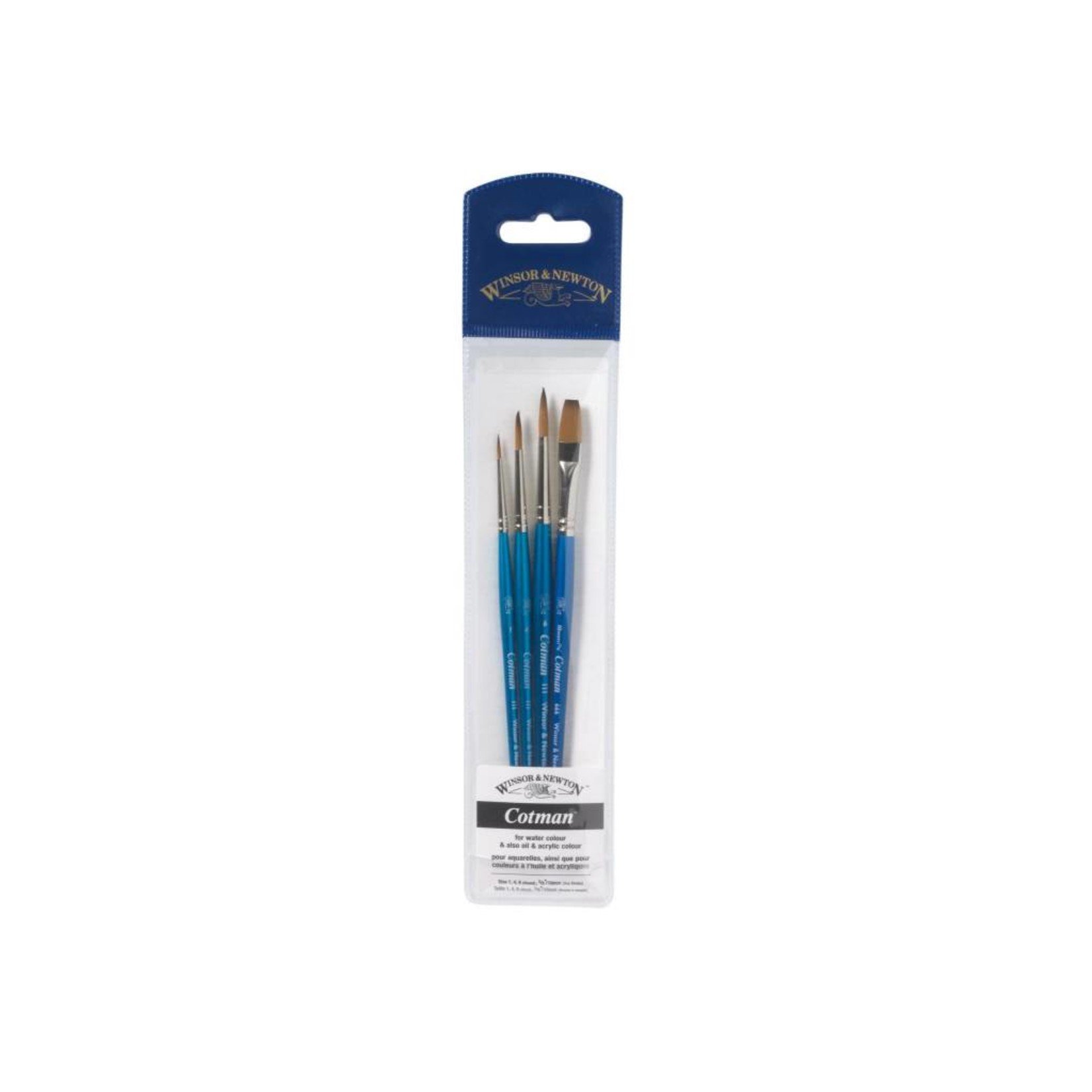 WINSOR NEWTON COTMAN BRUSH SET/4