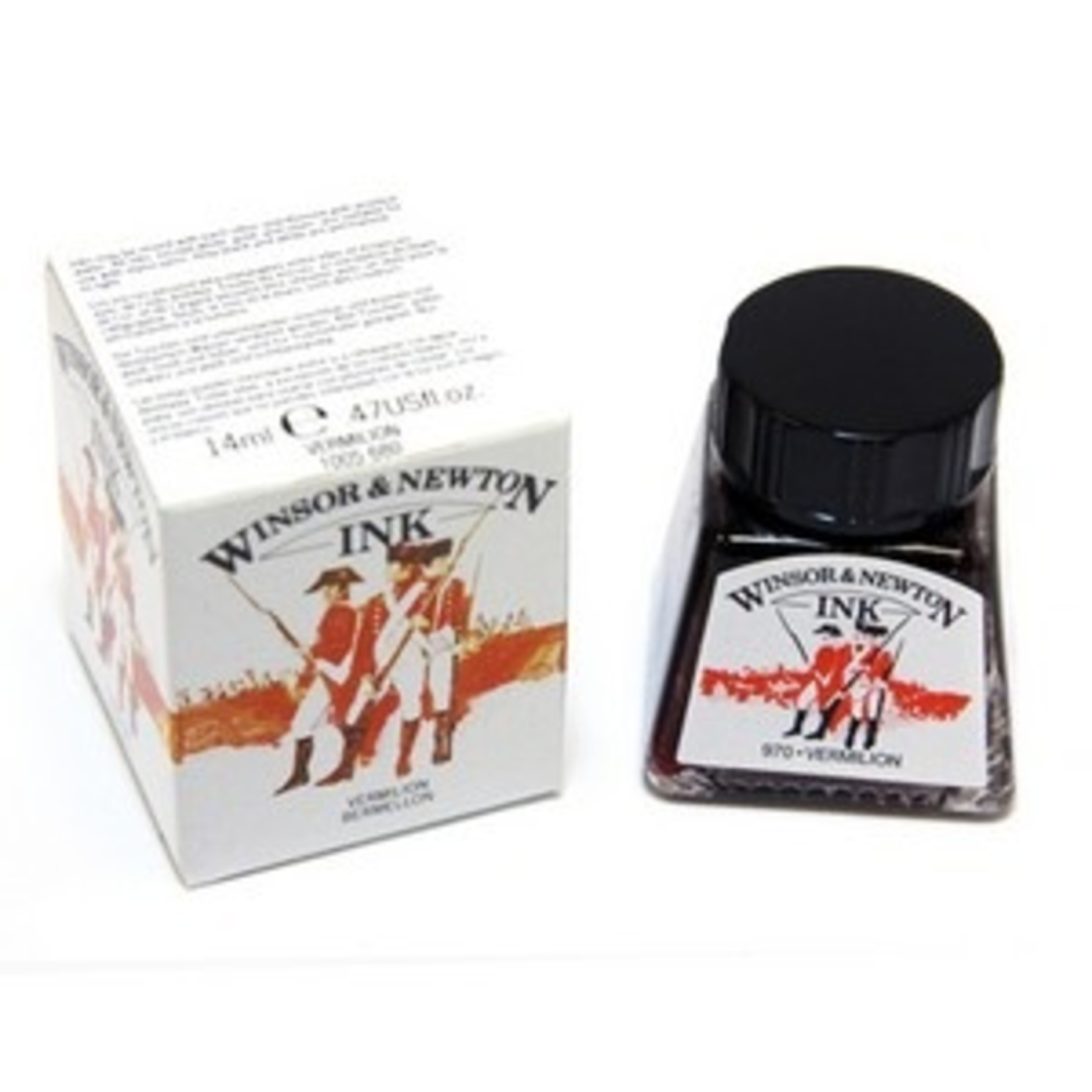 WINSOR NEWTON WINSOR & NEWTON DRAWING INK VERMILLION 14ML