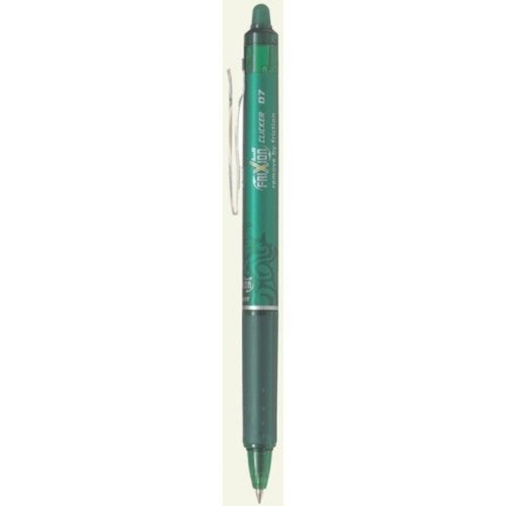 PILOT PILOT FRIXION BALL CLICKER ERASABLE GEL INK PEN EXTRA FINE 0.5MM GREEN