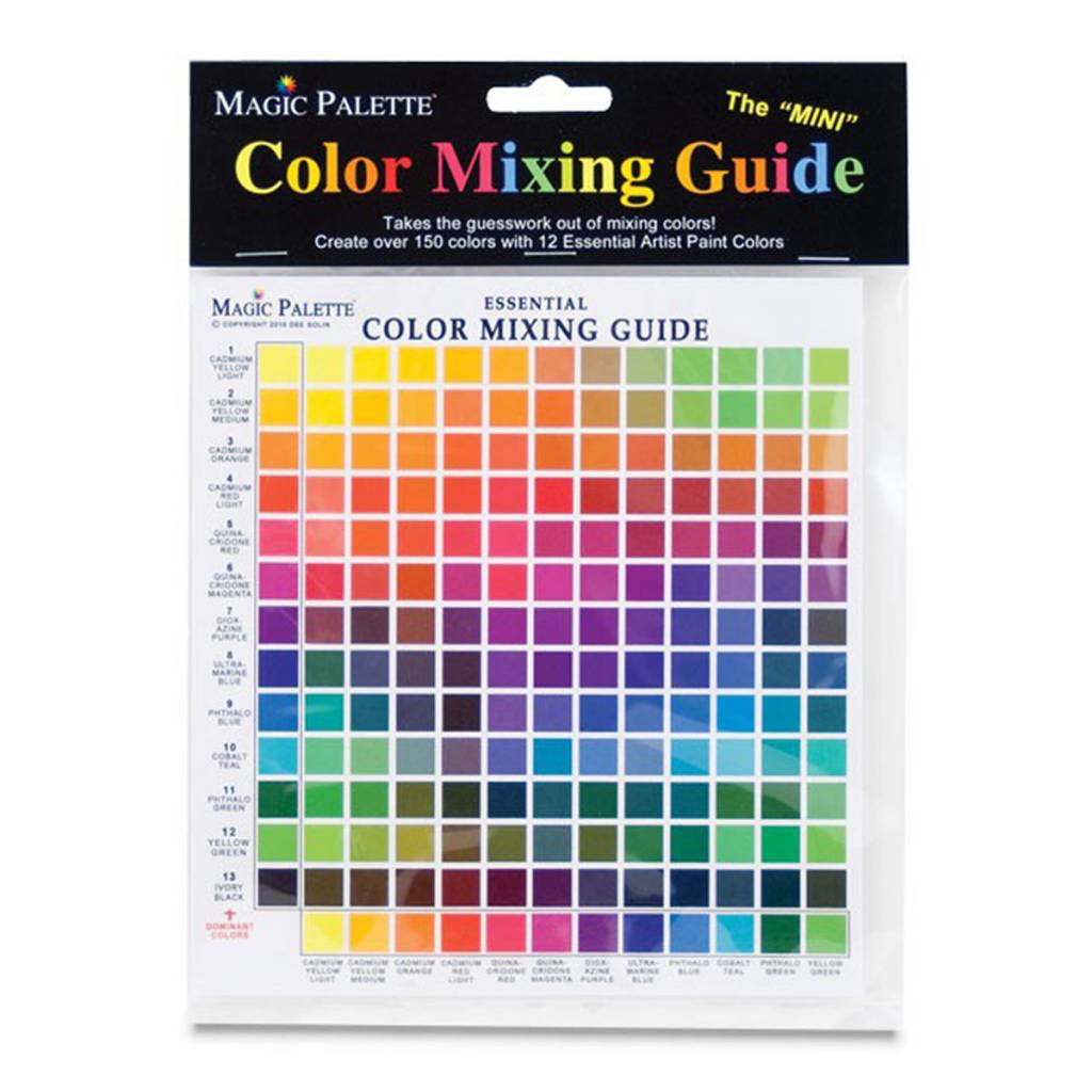 MAGIC PALETTE MAGIC PALETTE COLOR MIXING GUIDE ESSENTIAL MINI Colours