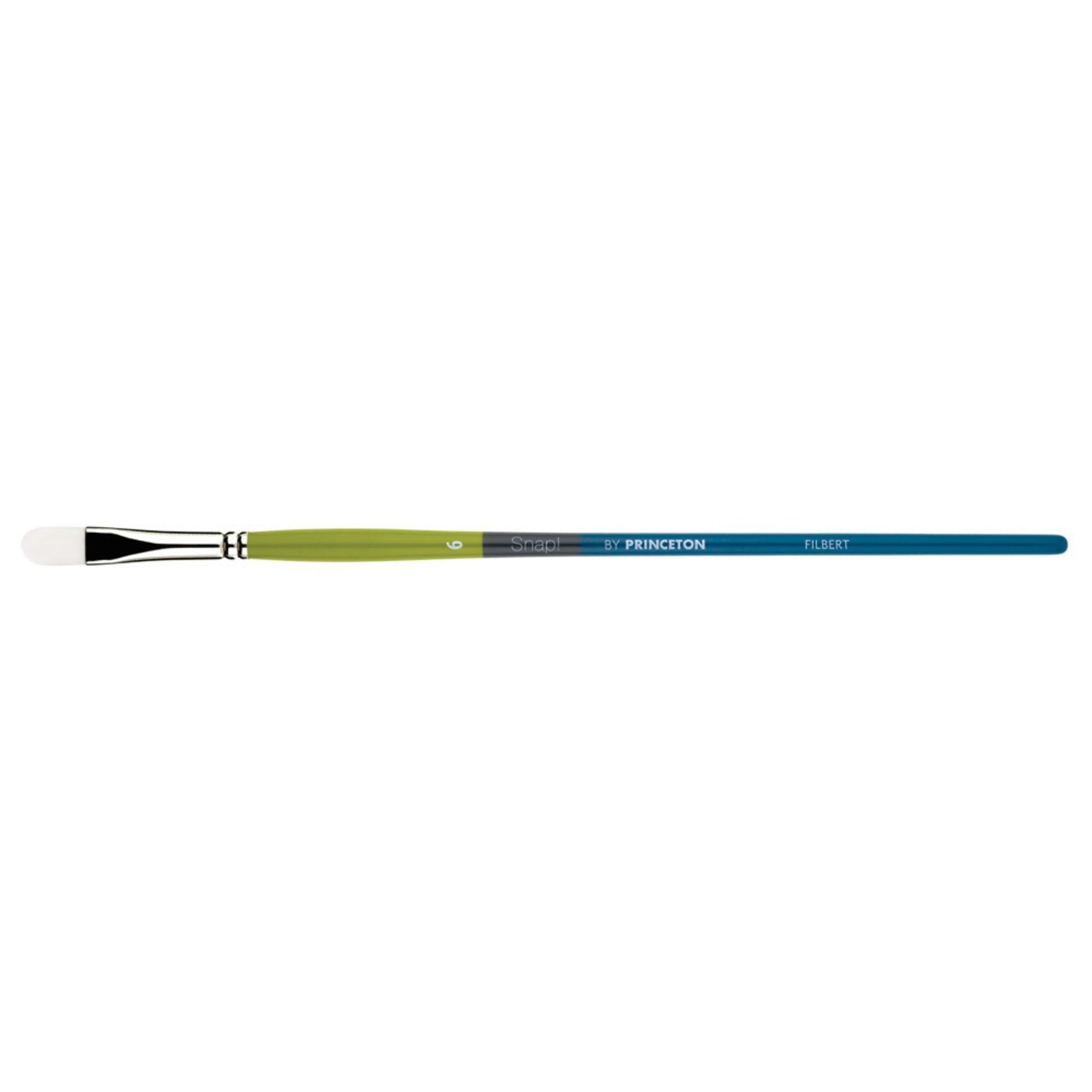 PRINCETON PRINCETON SNAP BRUSH SERIES 9800 WHITE SYNTHETIC LH FILBERT 8