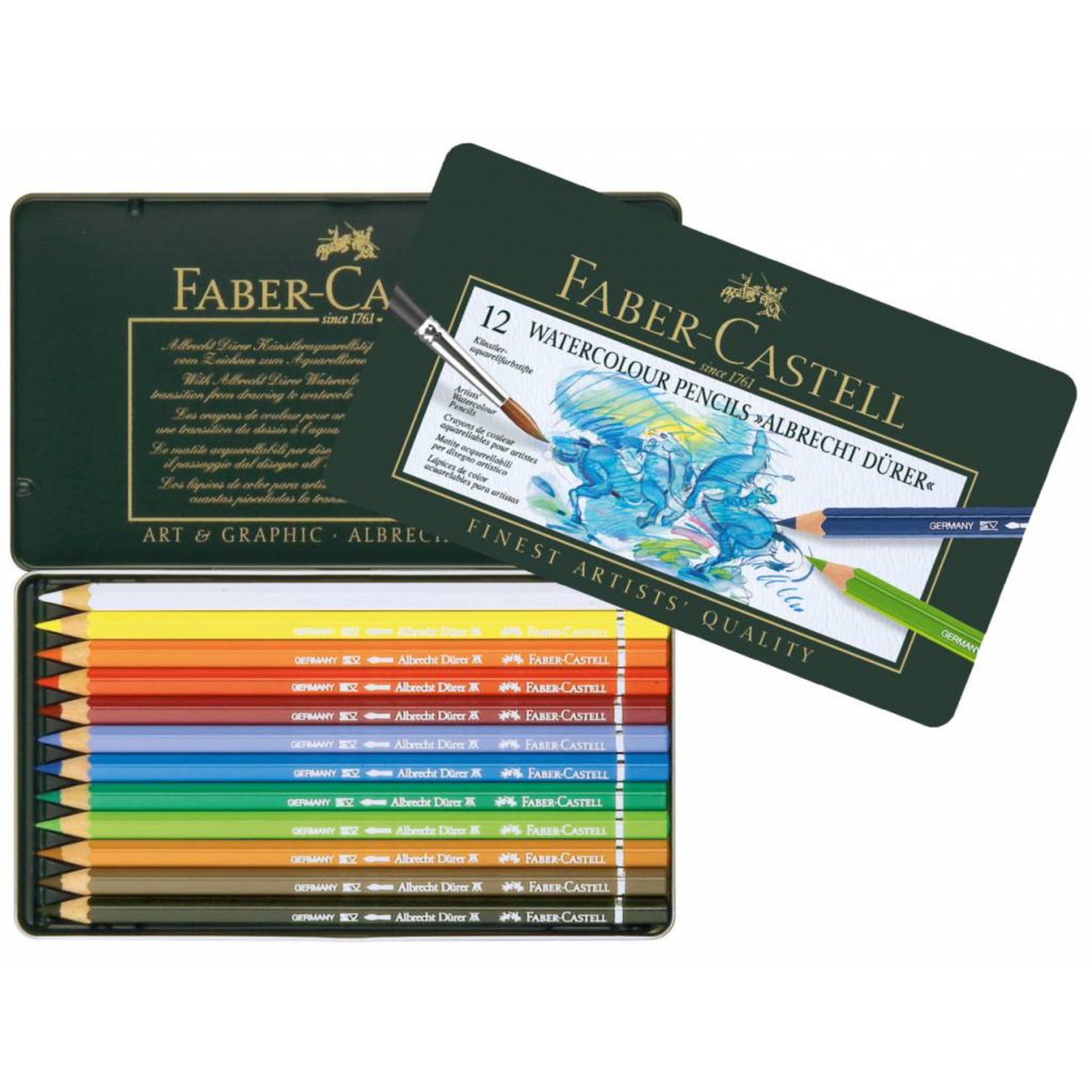 FABER CASTELL ALBRECHT DURER WATERCOLOUR PENCIL SET/12    FAC-117512