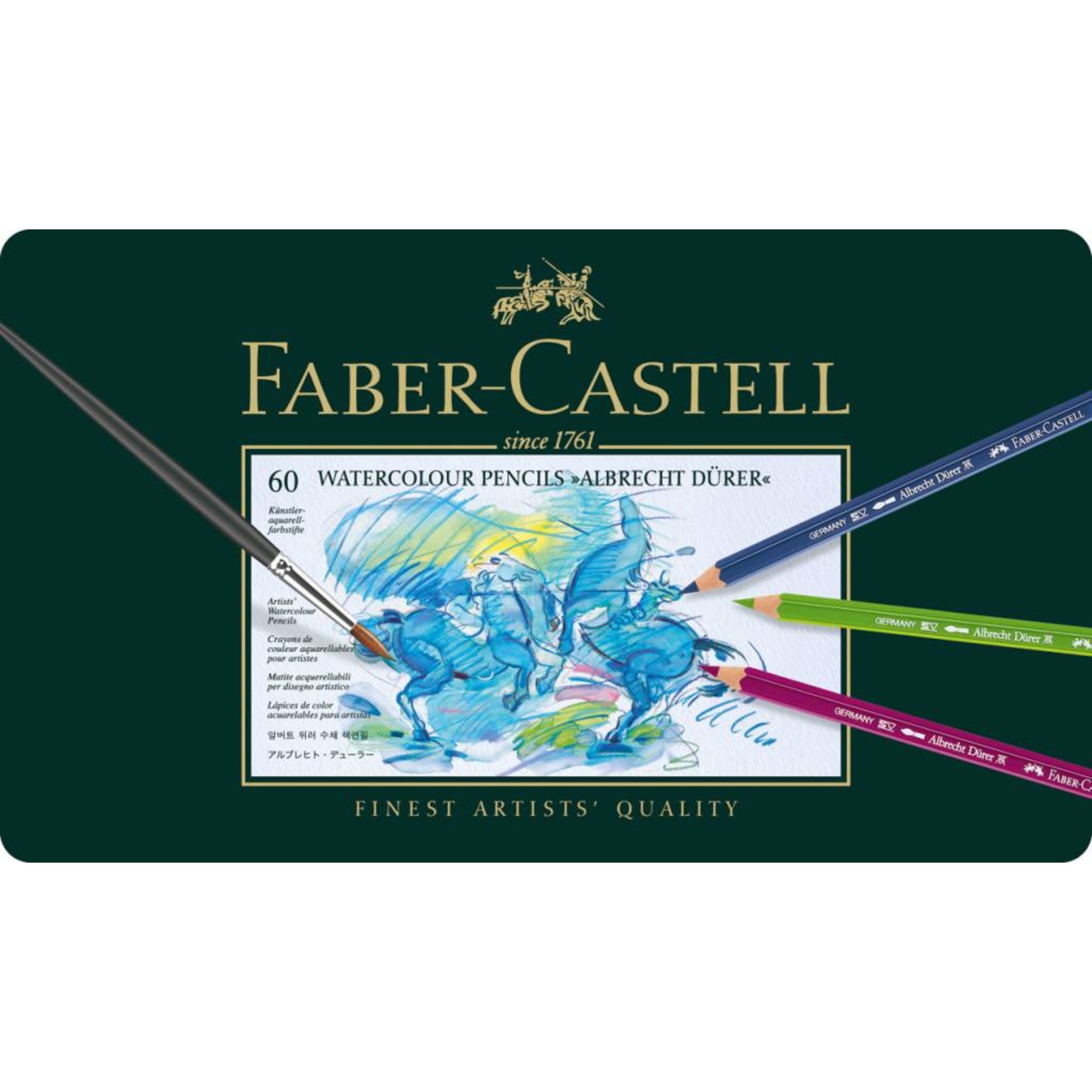 FABER CASTELL ALBRECHT DURER WATERCOLOUR PENCIL SET/60    FAC-117560