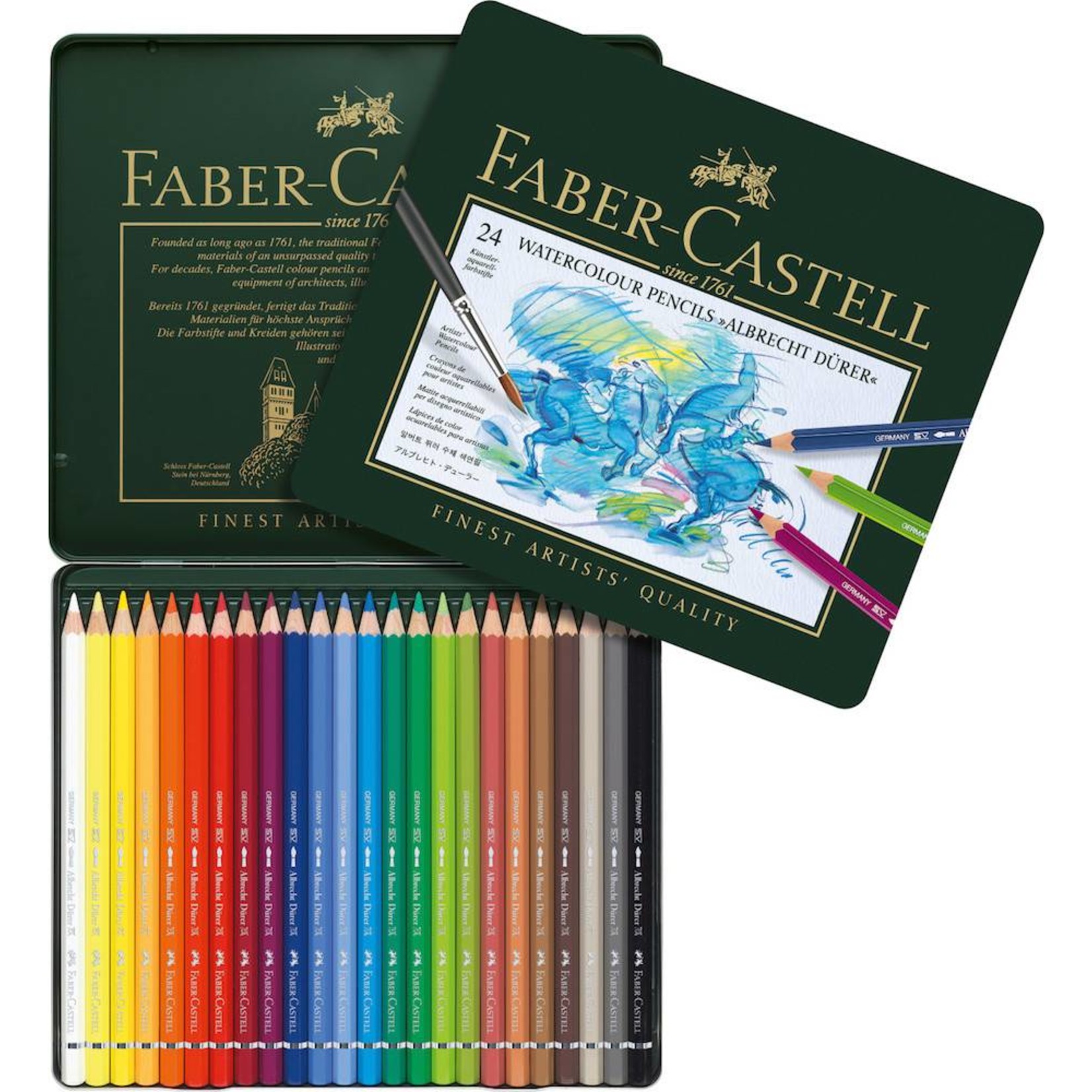 FABER CASTELL ALBRECHT DURER WATERCOLOUR PENCIL SET/24    FAC-117524