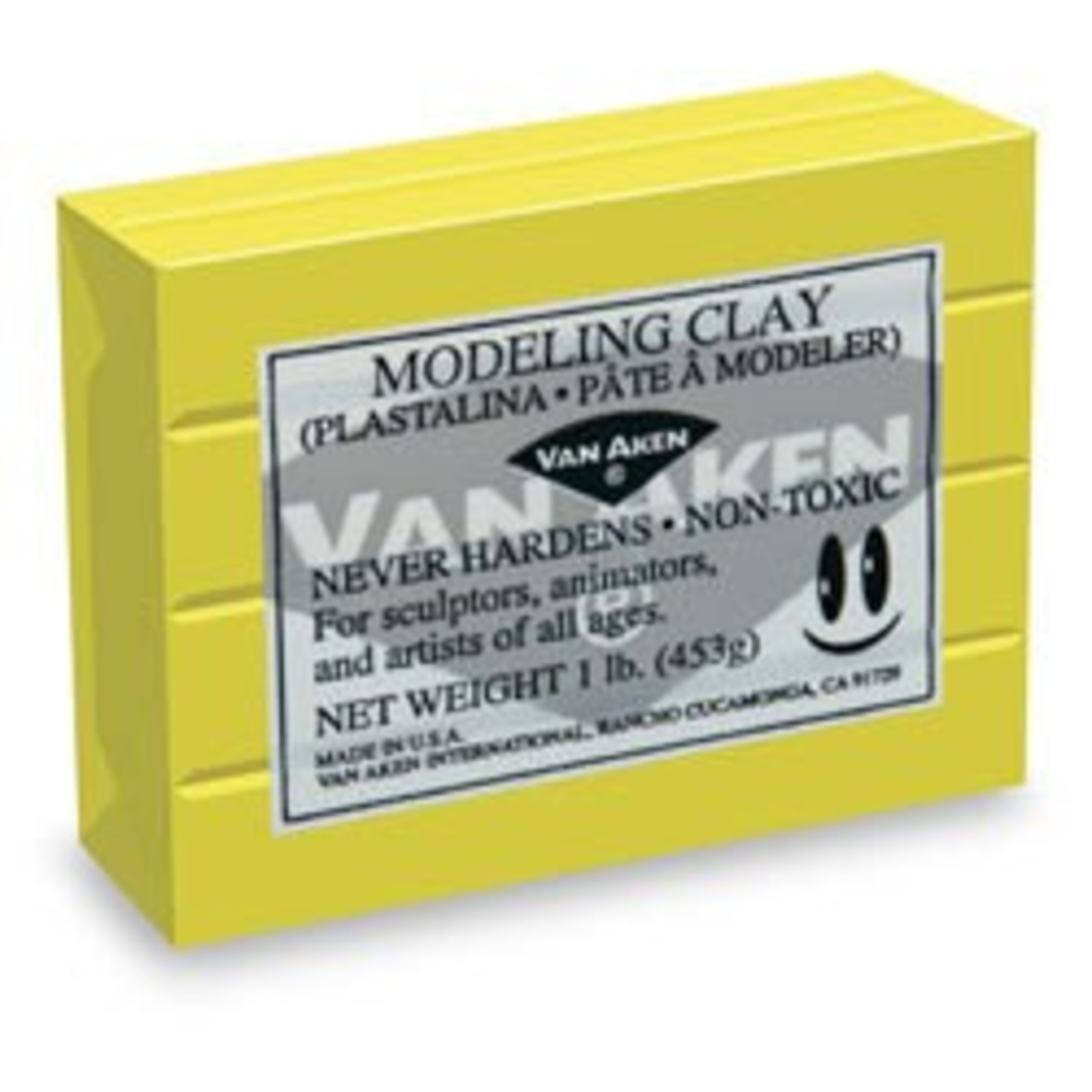 VAN AKEN PLASTALINA YELLOW 1LB