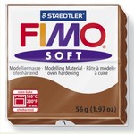 STAEDTLER FIMO SOFT OVEN BAKE CLAY 7 CARAMEL 57G