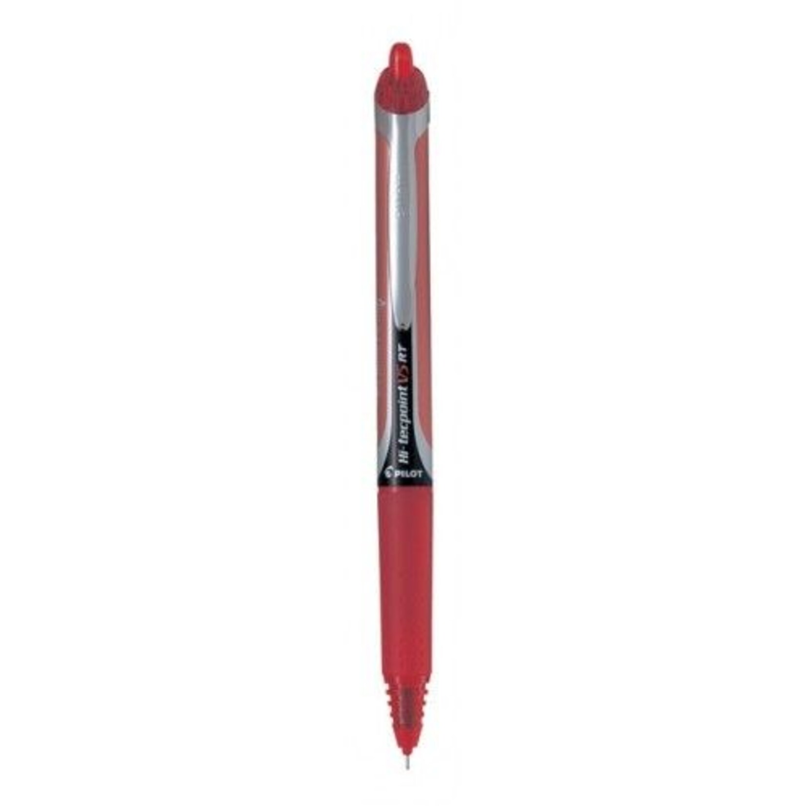 PILOT PILOT HI-TECPOINT V5 ROLLER BALL PEN RETRACTABLE EXTRA FINE 0.5MM RED