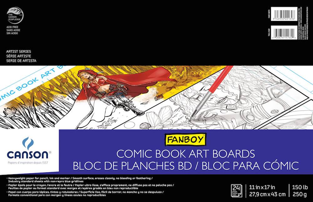 CANSON CANSON ARTIST SERIES COMIC BOOK ART BOARDS 11X17 150LB 24/SHT