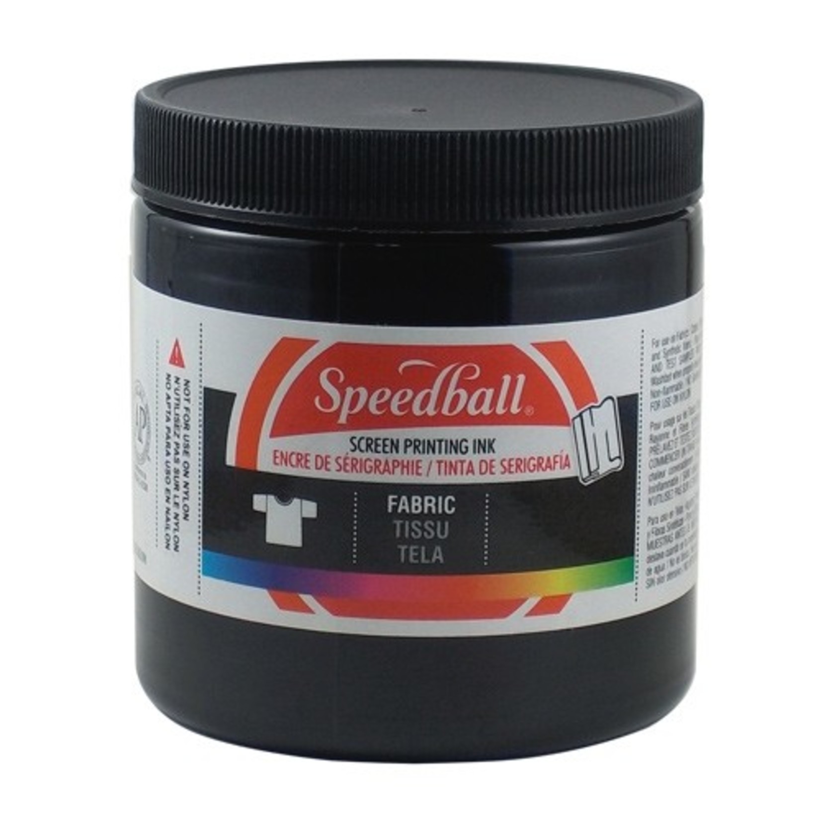 SPEEDBALL INC SPEEDBALL FABRIC SCREEN PRINTING INK BLACK 8OZ