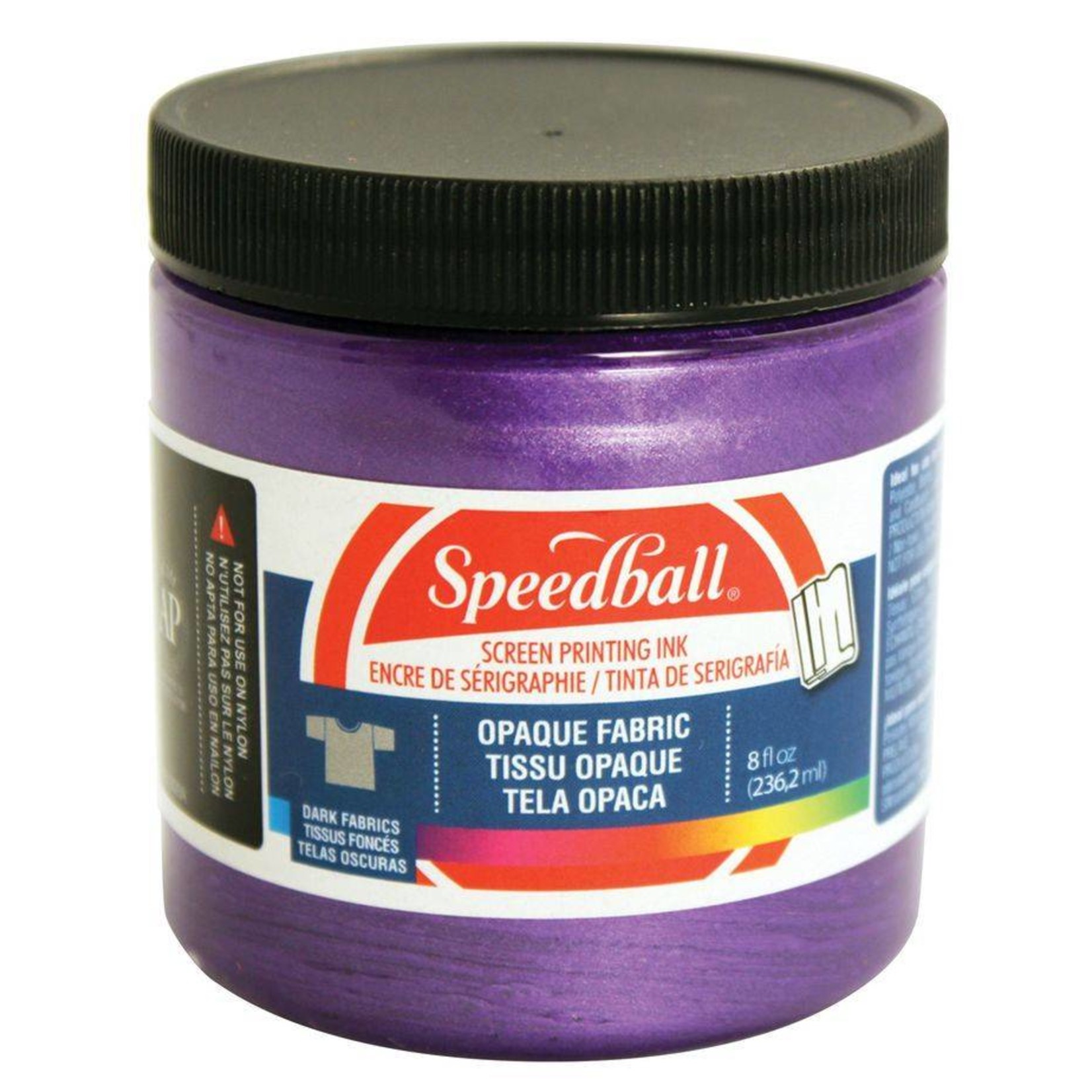 SPEEDBALL INC SPEEDBALL OPAQUE FABRIC SCREEN PRINTING INK AMETHYST 8OZ