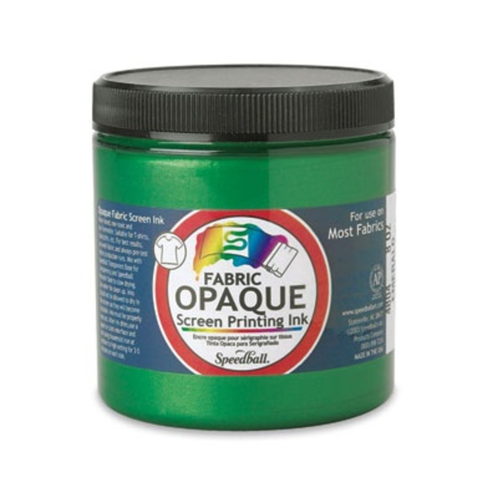 SPEEDBALL INC SPEEDBALL OPAQUE FABRIC SCREEN PRINTING INK EMERALD 8OZ