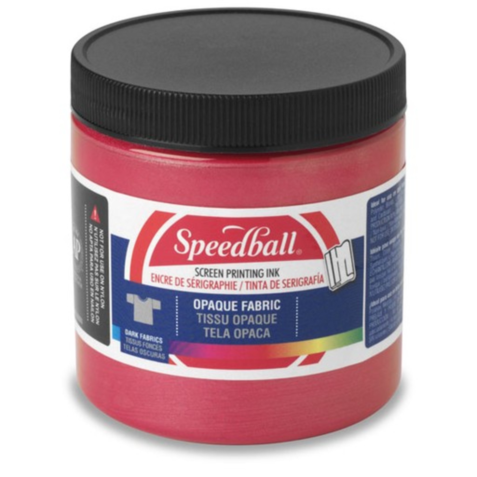 SPEEDBALL INC SPEEDBALL OPAQUE FABRIC SCREEN PRINTING INK RASPBERRY 8OZ