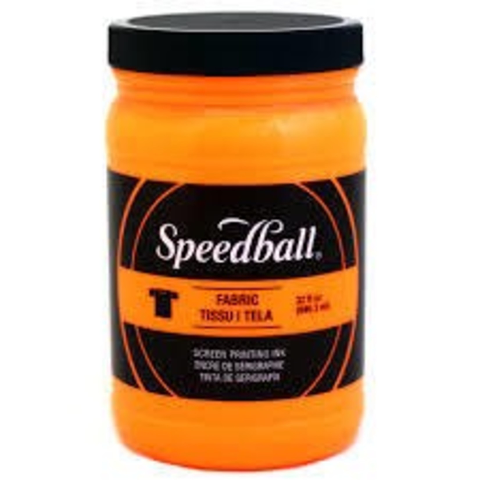 SPEEDBALL INC SPEEDBALL FABRIC SCREEN PRINTING INK FLUORESCENT ORANGE 32OZ