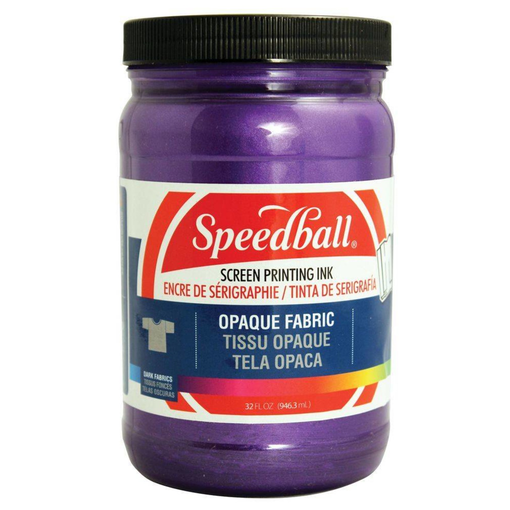 SPEEDBALL INC SPEEDBALL OPAQUE FABRIC SCREEN PRINTING INK AMETHYST 32OZ