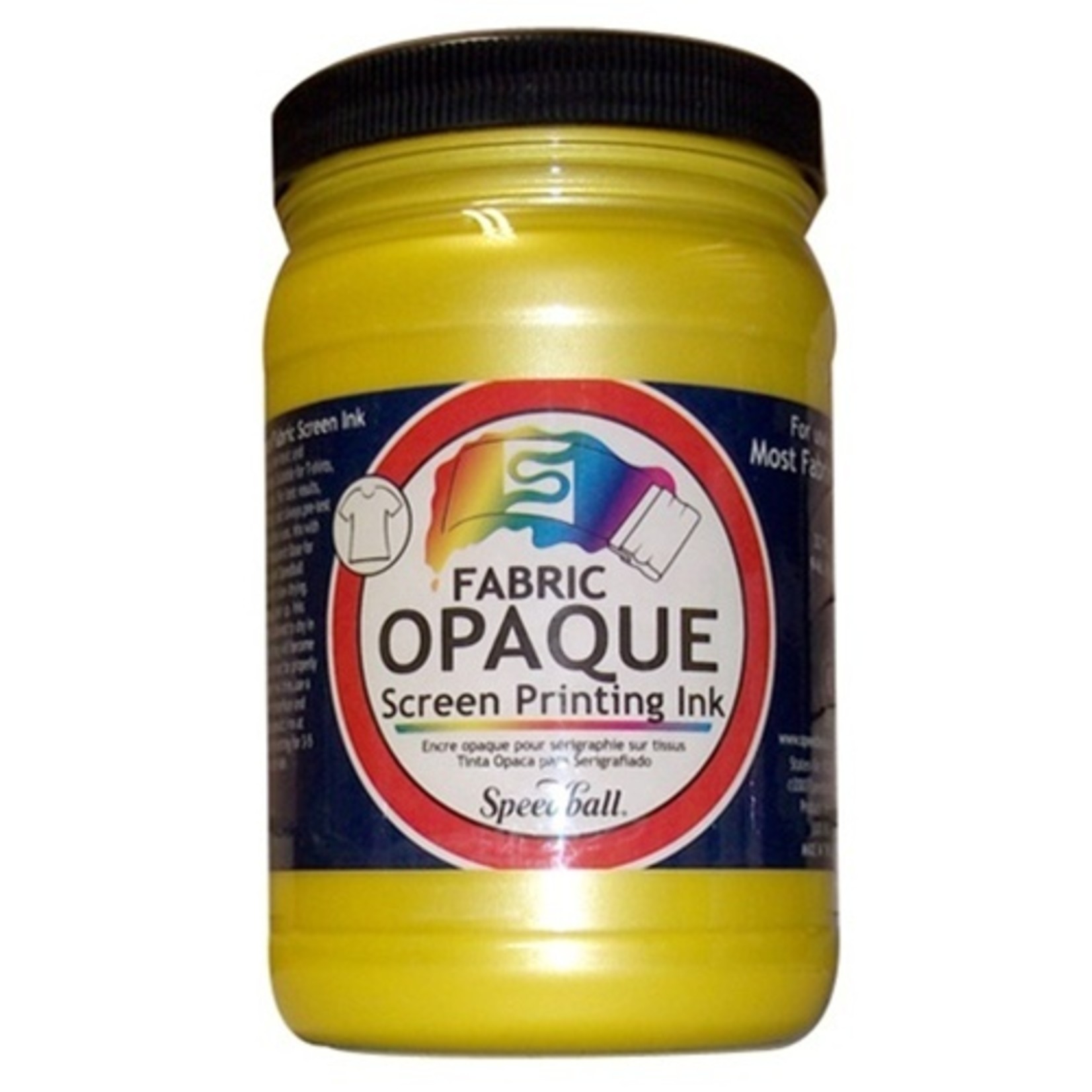 SPEEDBALL INC SPEEDBALL OPAQUE FABRIC SCREEN PRINTING INK CITRINE 32OZ