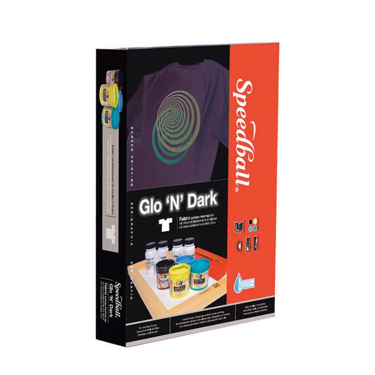SPEEDBALL INC SPEEDBALL GLO N DARK FABRIC SCREEN PRINTING KIT Colours