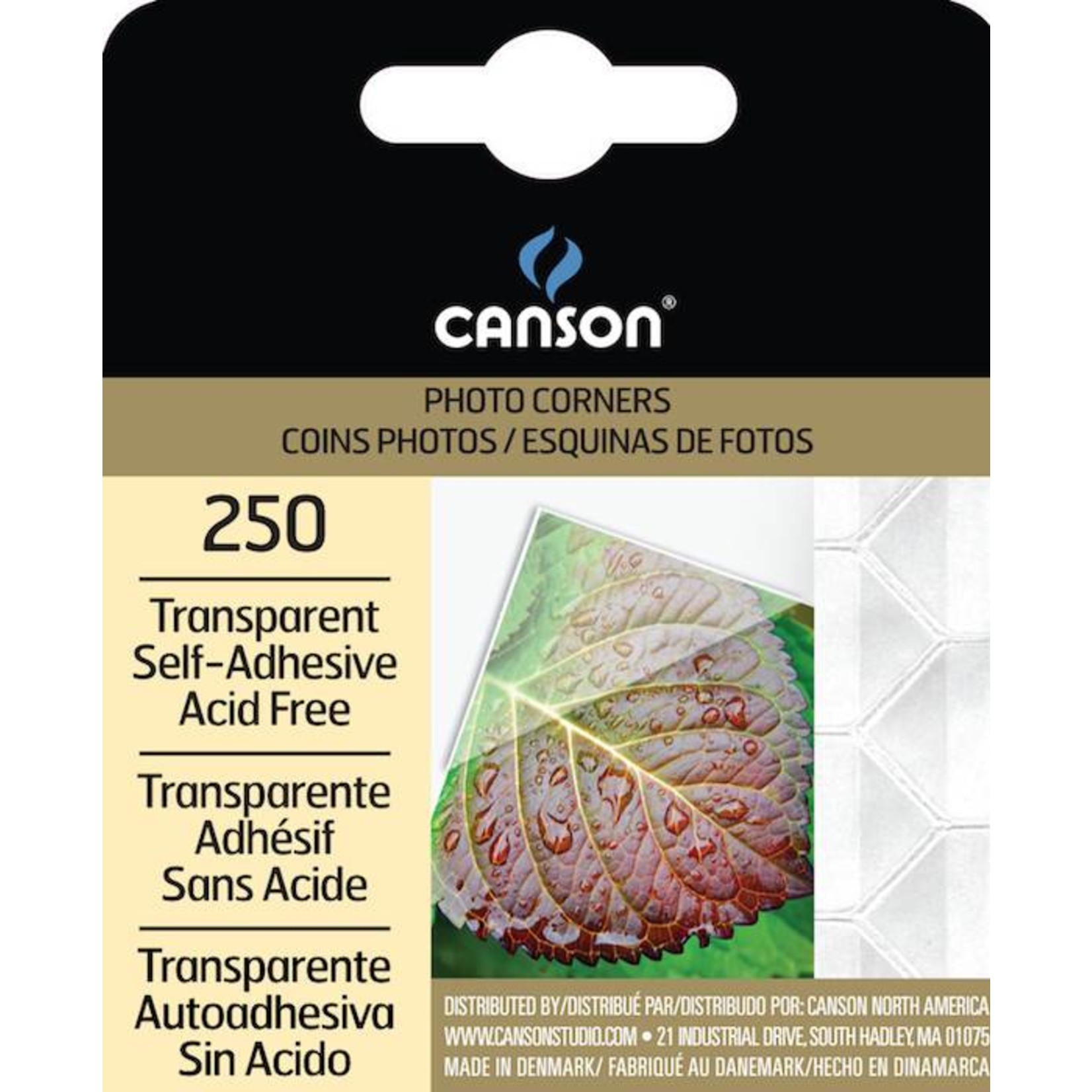 CANSON CANSON PHOTO CORNERS SELF-ADHESIVE TRANSPARENT 250/PK    CAN-100510368