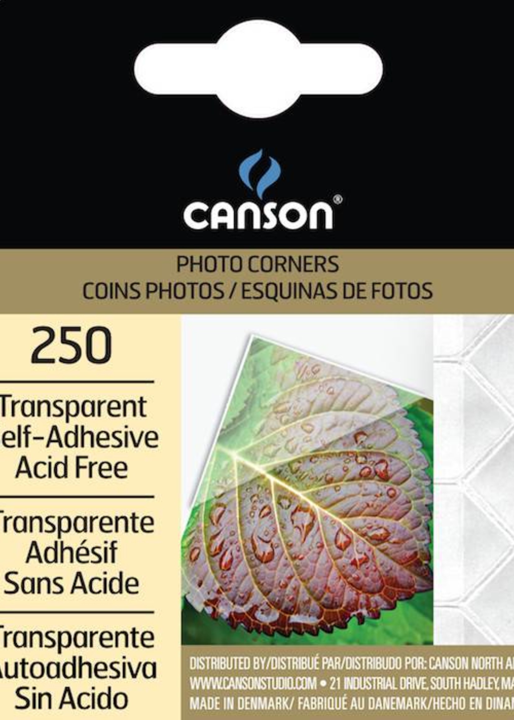 CANSON CANSON PHOTO CORNERS SELF-ADHESIVE TRANSPARENT 250/PK    CAN-100510368