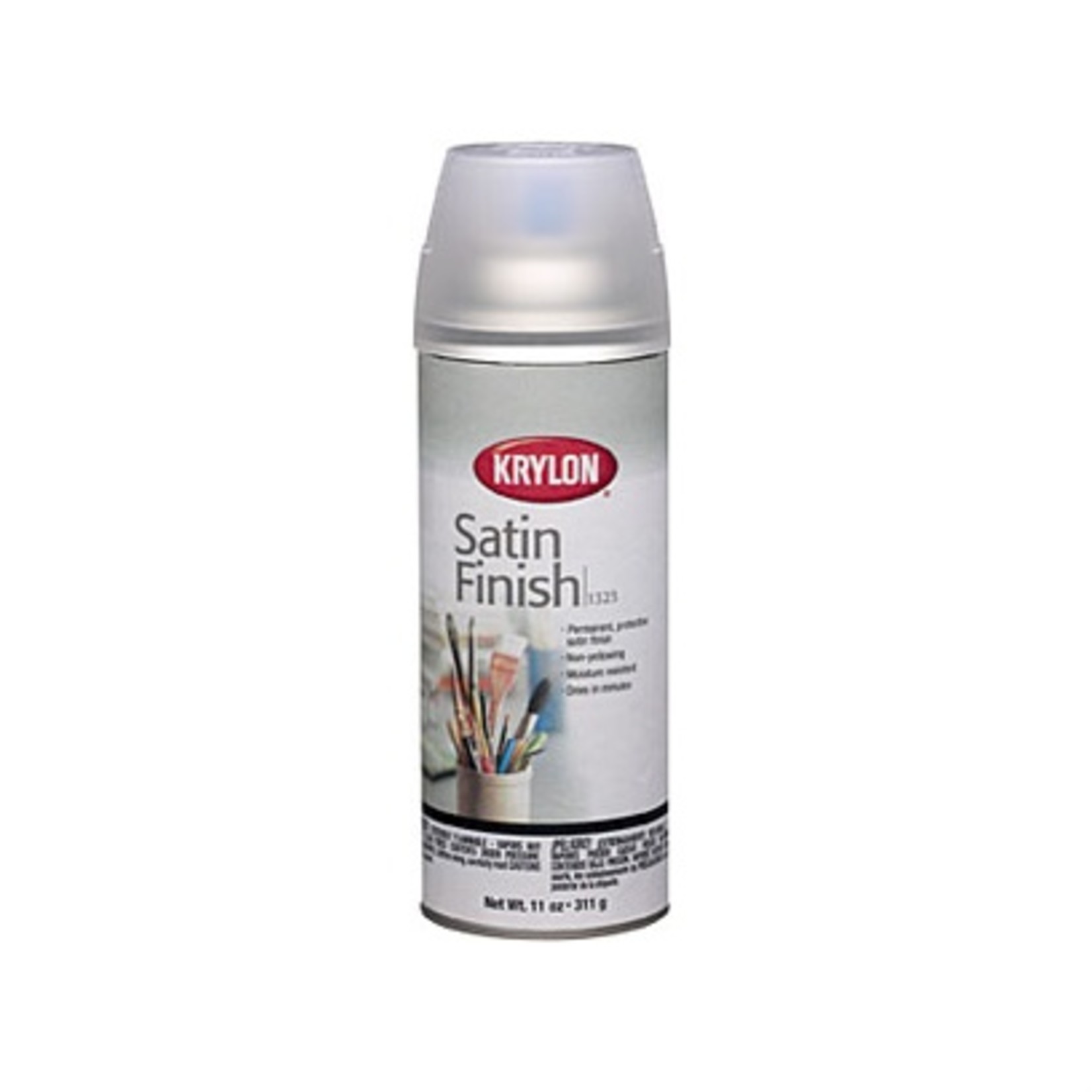 KRYLON KRYLON COLORMASTER CRYSTAL CLEAR SATIN FINISH 11OZ    1313