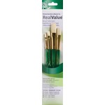 PRINCETON PRINCETON REALVALUE BRUSH SET NO. 9112 SH NATURAL BRISTLE