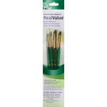 PRINCETON PRINCETON REALVALUE BRUSH SET NO. 9110 SH NATURAL CAMEL