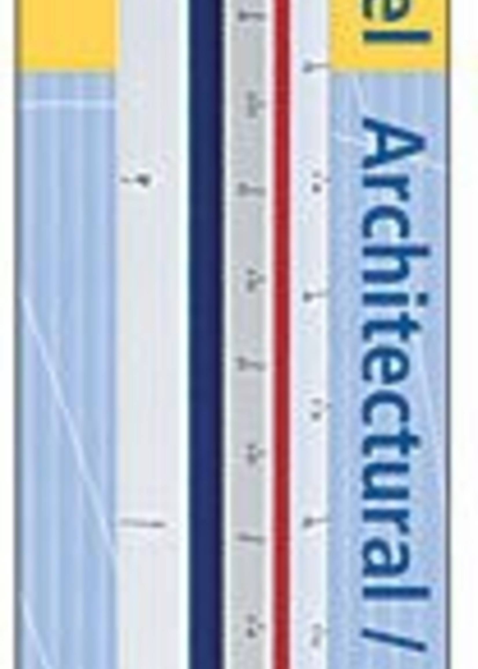 STAEDTLER STAEDTLER TRIANGULAR SCALE RULER 987 1831 BK Colours