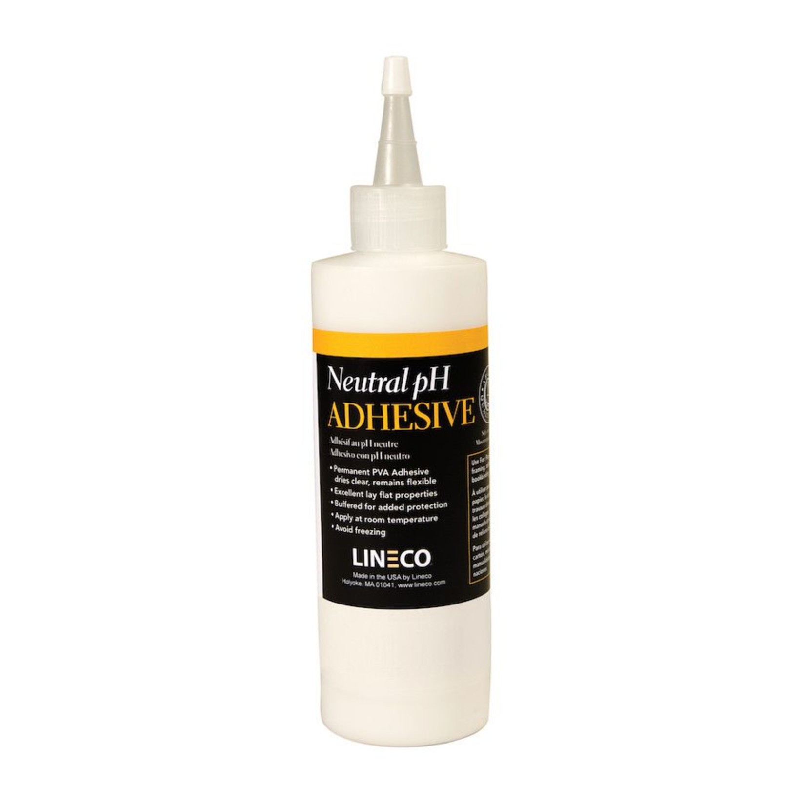 LINECO LINECO NEUTRAL PH ADHESIVE WHITE 8OZ