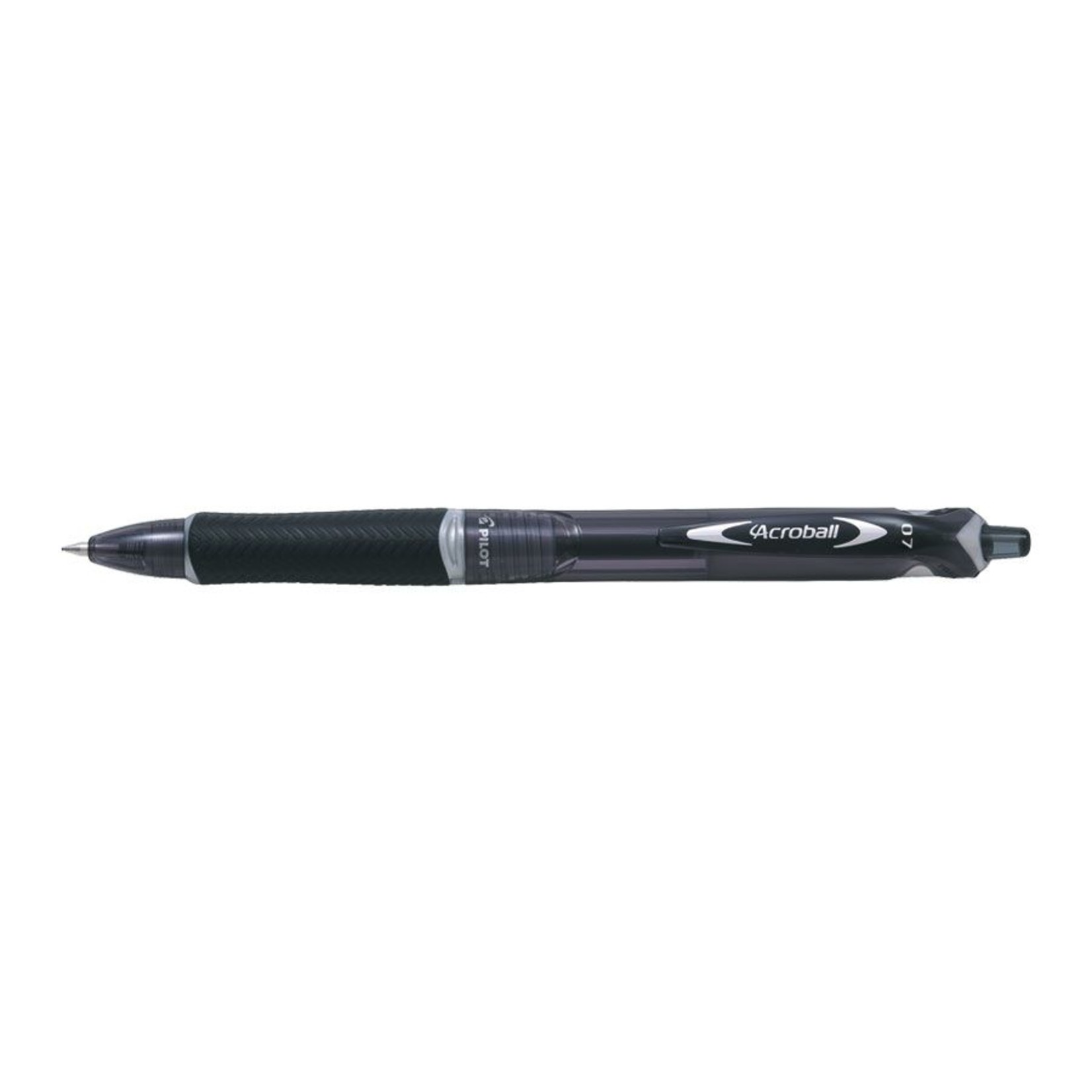 PILOT PILOT ACROBALL BALLPOINT PEN RETRACTABLE FINE 0.7MM BLACK