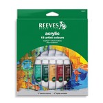 REEVES REEVES ACRYLIC TUBE SET/18 10ML    8394210