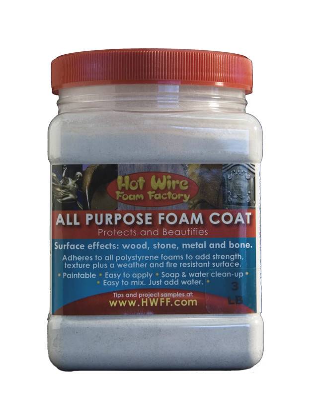 HOT WIRE FOAM FACTORY HOT WIRE ALL PURPOSE FOAM COAT 25LB Colours