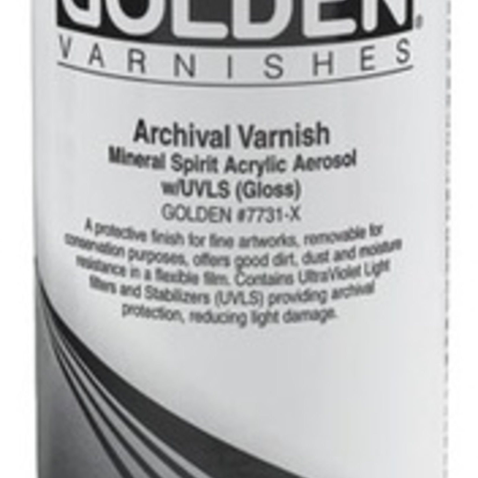 GOLDEN GOLDEN MSA ARCHIVAL SPRAY VARNISH SATIN UVLS 12OZ 17736