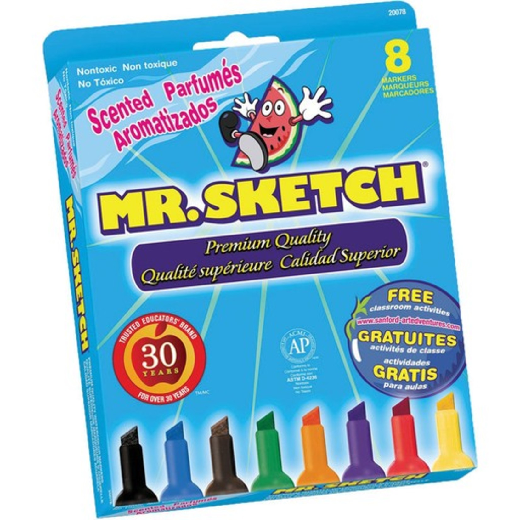 SANFORD MR. SKETCH SCENTED MARKERS SET/8 Colours Artist Supplies